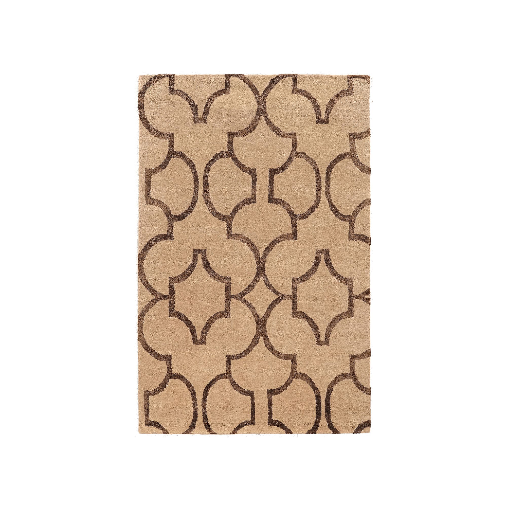 Linon Aspire Geo Rug, Beige Brown