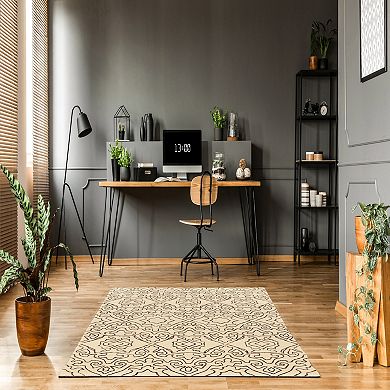 Linon Aspire Abstract Geometric Rug