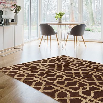 Linon Aspire Geometric Rug 