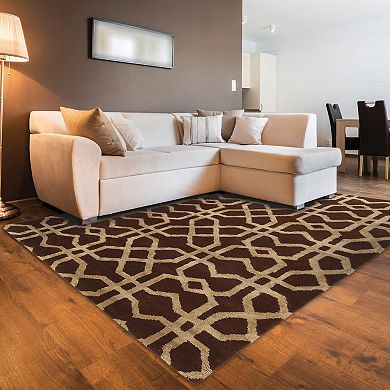 Linon Aspire Geometric Rug 