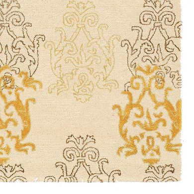 Linon Aspire Damask Print Rug