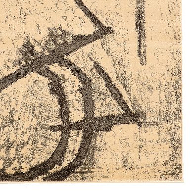 Linon Masters Dial Cream & Taupe Indoor Area Rug