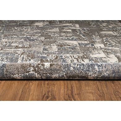 Linon Masters Barcelona Charcoal & Slate Indoor Area Rug