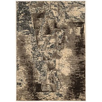 Linon Masters Man Grey & Taupe Indoor Area Rug
