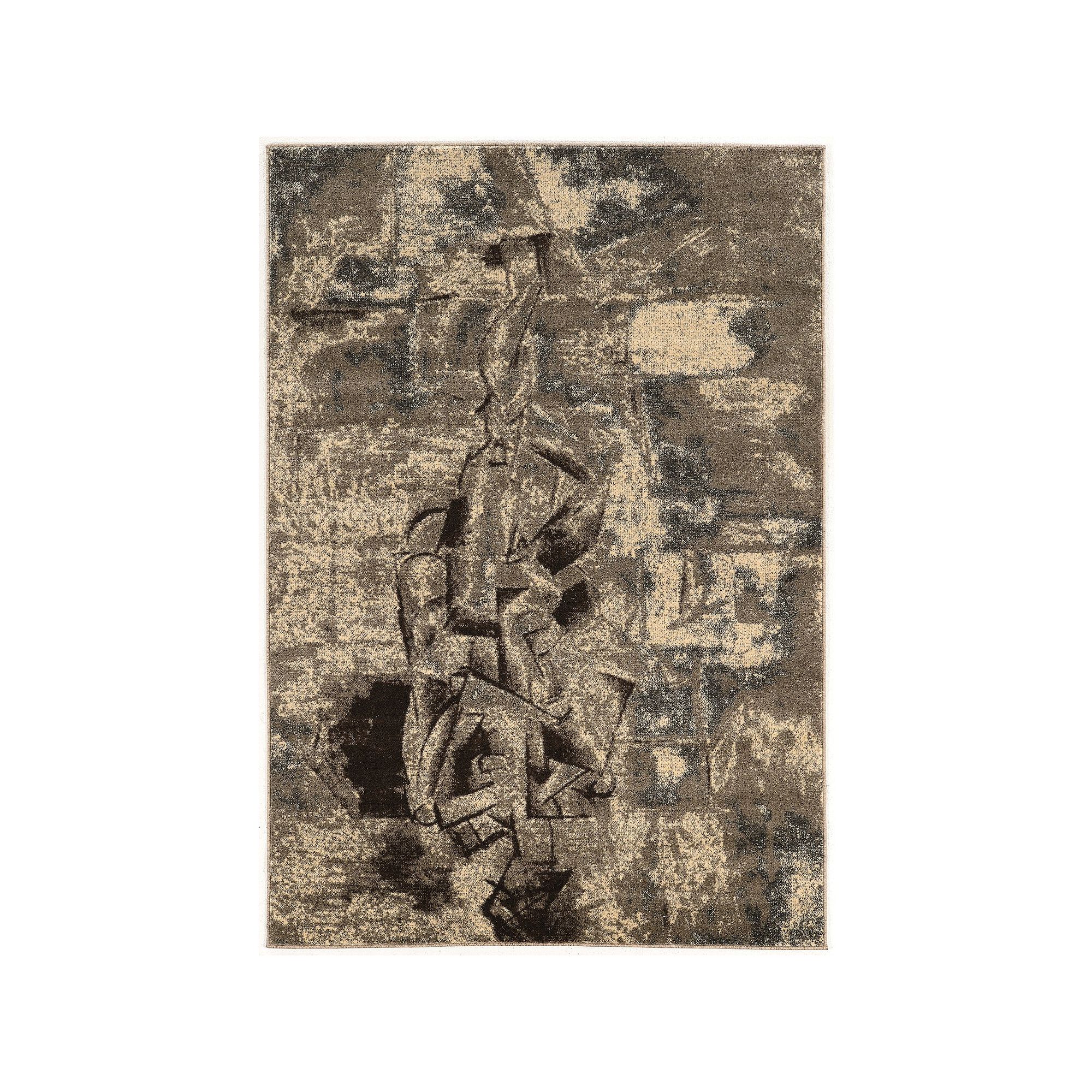 Linon Masters Woman Grey & Taupe Indoor Area Rug, Gray Brown