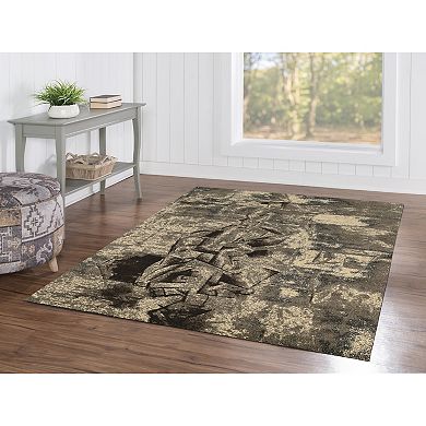 Linon Masters Woman Grey & Taupe Indoor Area Rug