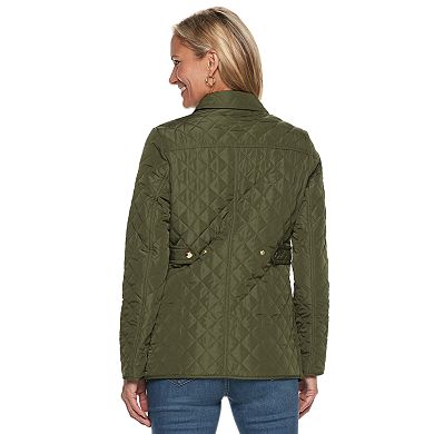 Women's Croft & Barrow® Quilted Snap-Front Jacket