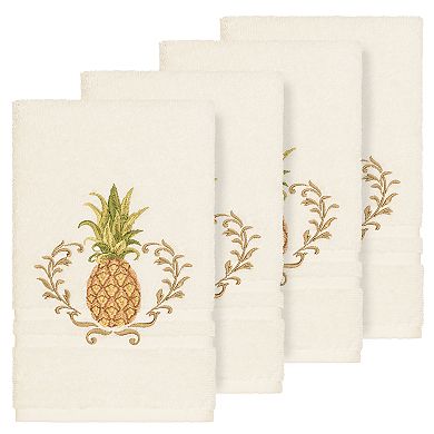 Linum Home Textiles Turkish Cotton Welcome Embellished Hand Towel Set