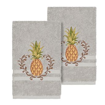 Linum Home Textiles Turkish Cotton Welcome Embellished Hand Towel Set