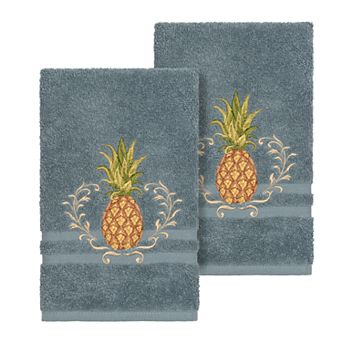 Linum Home Textiles Turkish Cotton Welcome Embellished Hand Towel Set