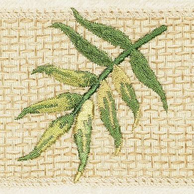 Linum Home Textiles Turkish Cotton Zoe Embellished Washcloth Set