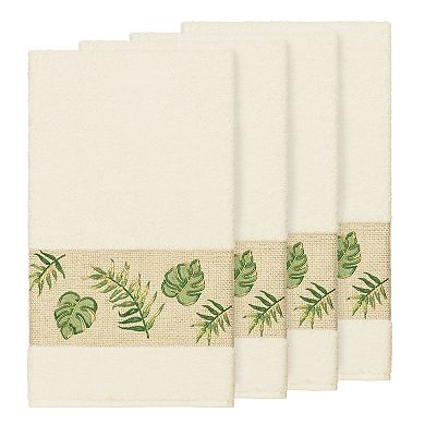 Linum Home Textiles Turkish Cotton Zoe Embellished Bath Towel Set