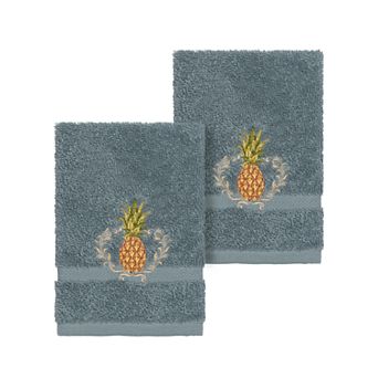 Linum Home Textiles Turkish Cotton Welcome Embellished Washcloth Set