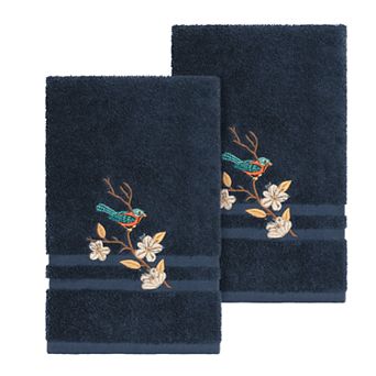 Linum Home Textiles Turkish Cotton Spring Time Embellished Hand Towel Set