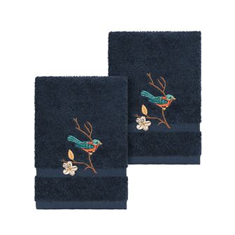 Linum Home Textiles Turkish Cotton Spring Time Embellished Washcloth Set