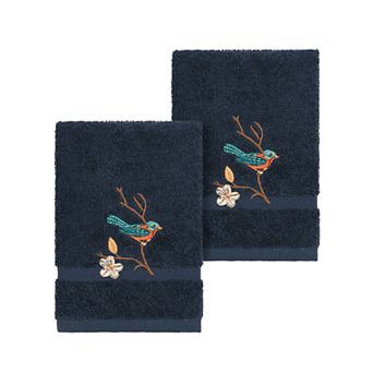 Linum Home Textiles Turkish Cotton Spring Time Embellished Washcloth Set