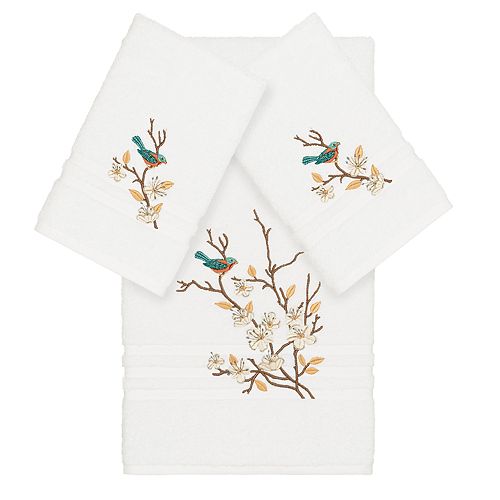 Linum Home Textiles Turkish Cotton Spring Time 3piece Embellished