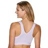 Fruit of The Loom Women's Comfort Front Close Cotton Sports Bra, 2 Pack