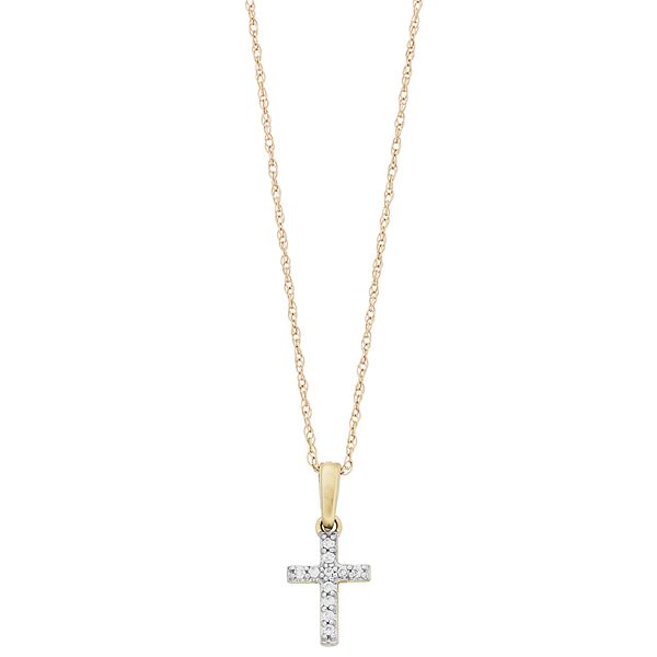 Kohls jewelry cross on sale necklaces