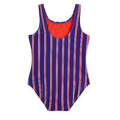 Girls 7-16 SO® Retro Americana Flip Sequin One-Piece Swimsuit