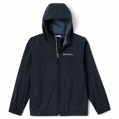 Columbia Boys Glennaker Rain Jacket M Black