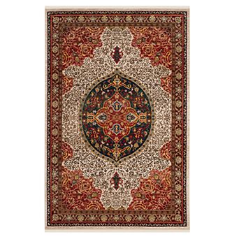 Safavieh Kashan Emma Scroll Framed Rug