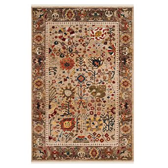 Safavieh Kashan Jenn Floral Framed Rug