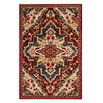 Safavieh Kashan Tiffany Medallion Framed Rug