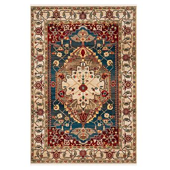 Safavieh Kashan Kaitlyn Medallion Framed Rug