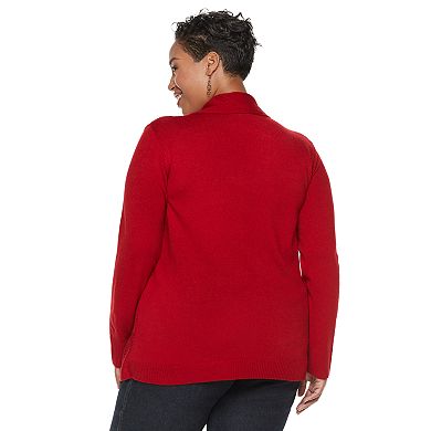 Plus Size Napa Valley Mock-Layer Top