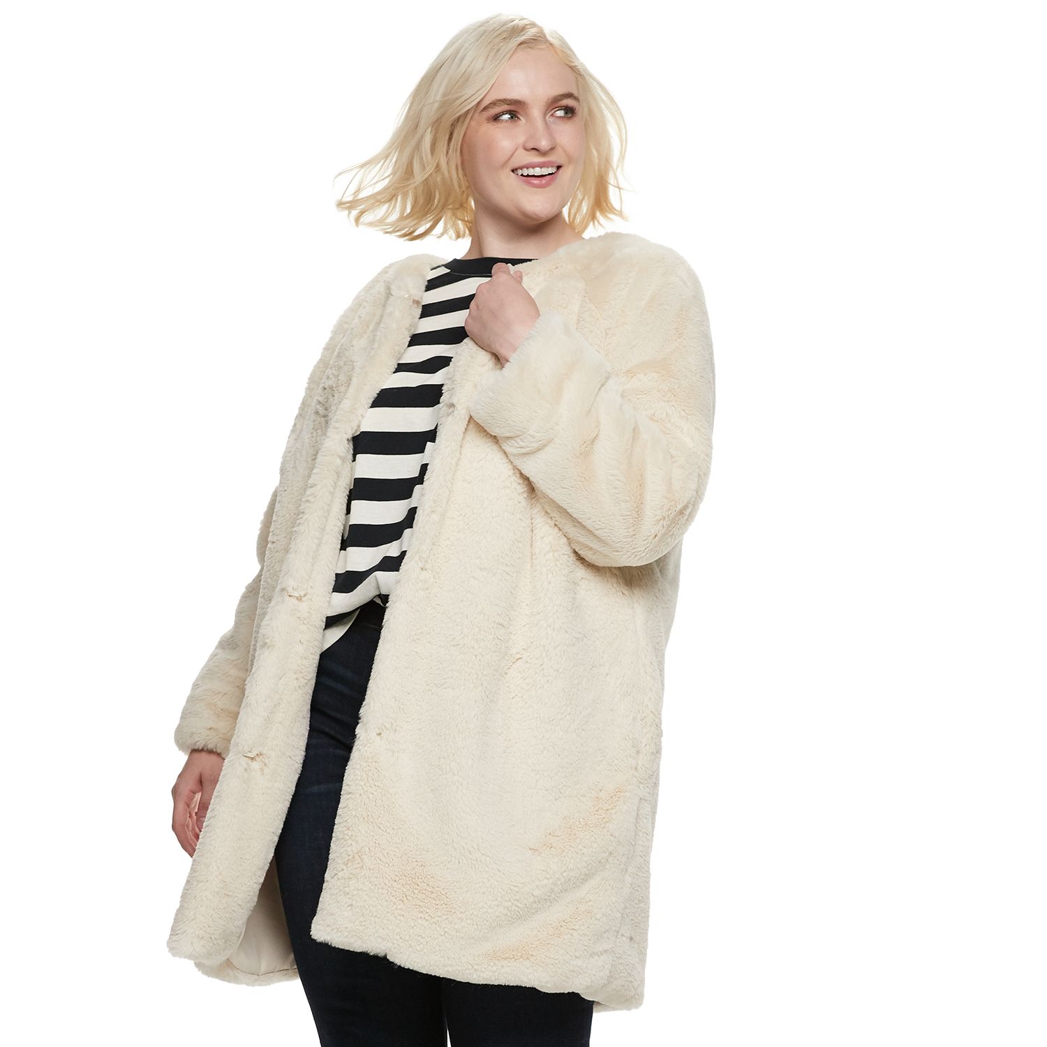 kohls plus coats