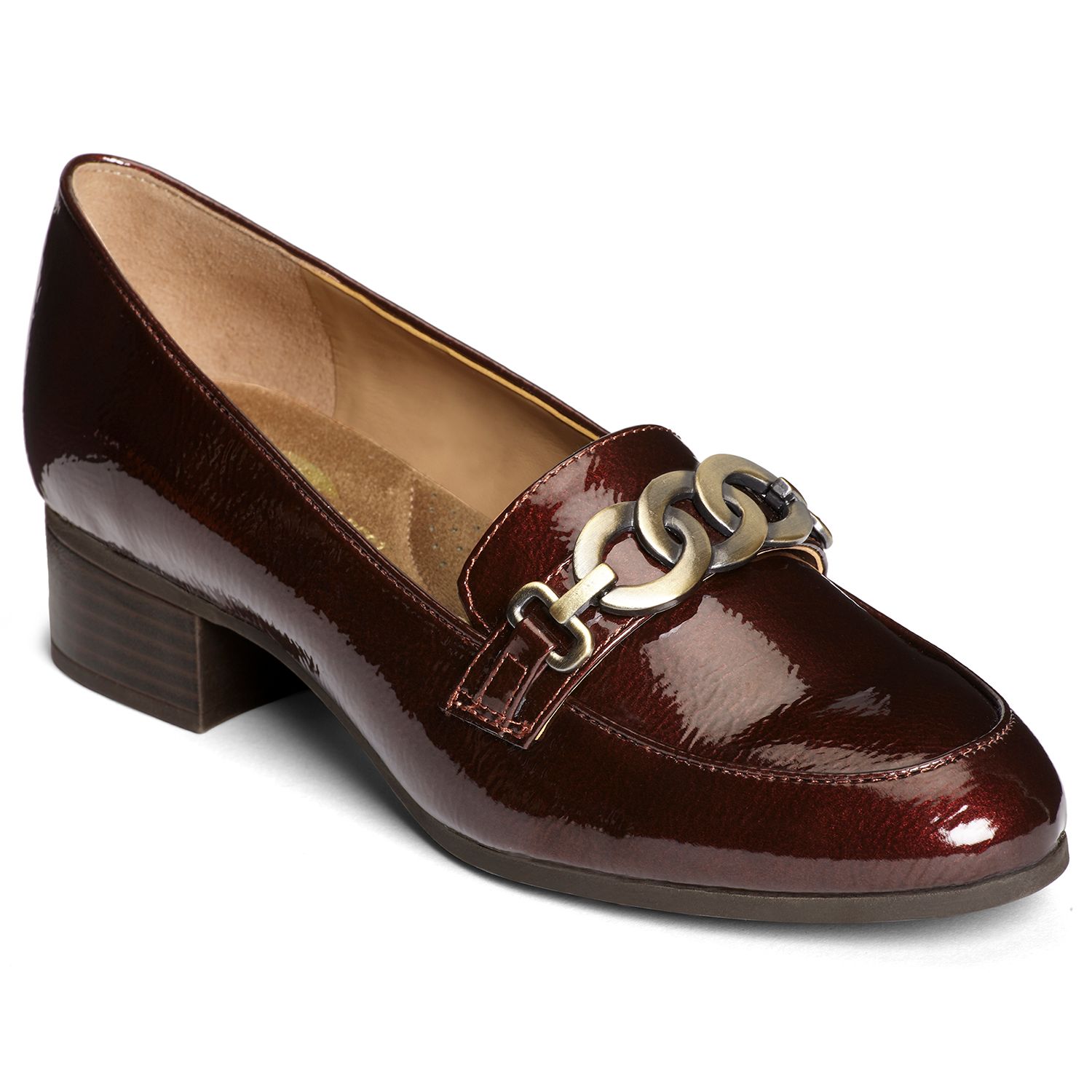 women's high heel loafers