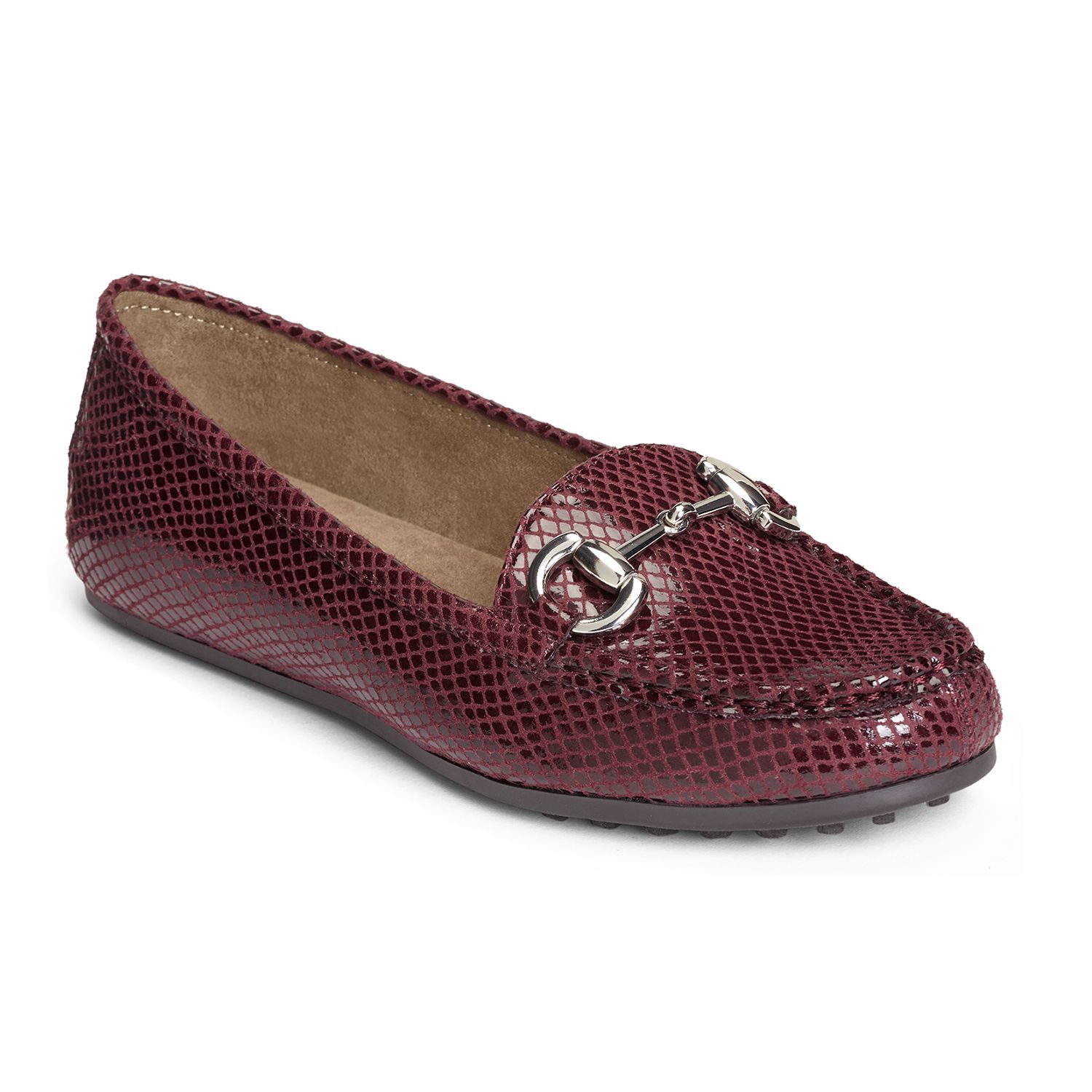 aerosoles snakeskin flats