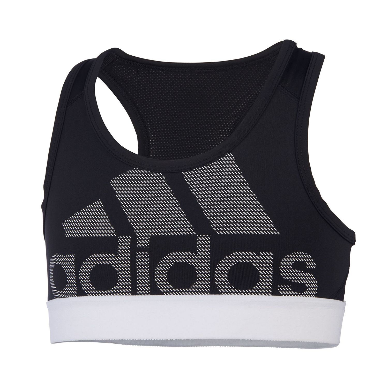 adidas logo sports bra