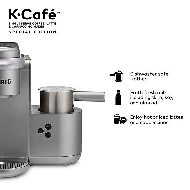 Keurig® K-Cafe® Single-Serve K-Cup Pod® Coffee, Latte & Cappuccino Maker