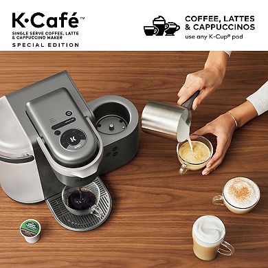 Keurig® K-Cafe® Single-Serve K-Cup Pod® Coffee, Latte & Cappuccino Maker