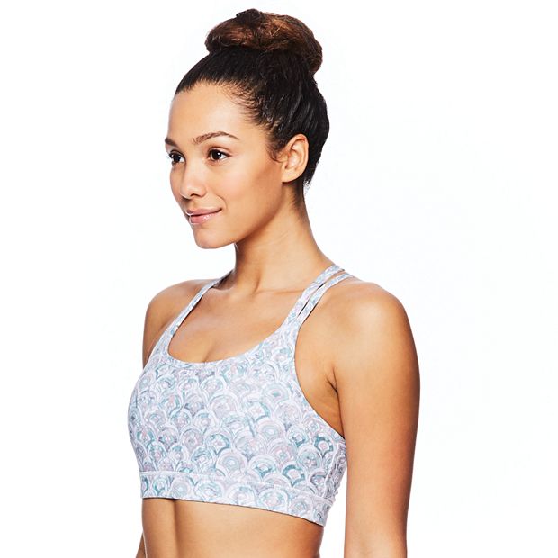 Gaiam Strappy Yoga Medium-Impact Sports Bra