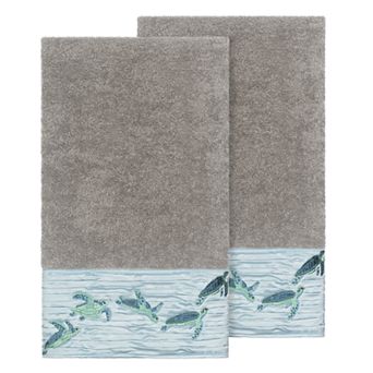 Linum Home Textiles Turkish Cotton Mia Embellished Bath Towel Set