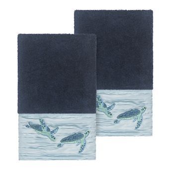 Linum Home Textiles Turkish Cotton Mia Embellished Hand Towel Set