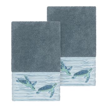 Linum Home Textiles Turkish Cotton Mia Embellished Hand Towel Set