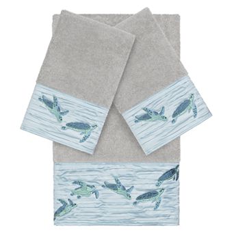 Linum Home Textiles Turkish Cotton Mia 3 pc Embellished Towel Set