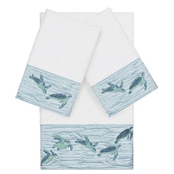 Linum Home Textiles Turkish Cotton Mia 3 pc Embellished Towel Set