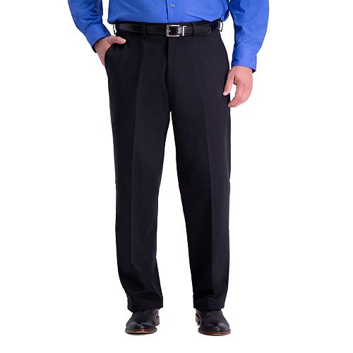 Big & Tall Haggar Work-To-Weekend PRO Relaxed-Fit No-Iron Stretch Flat ...