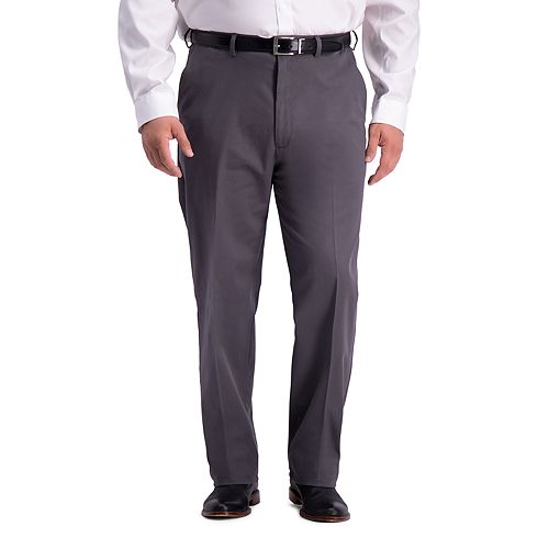 Relaxed-fit khaki pants for men