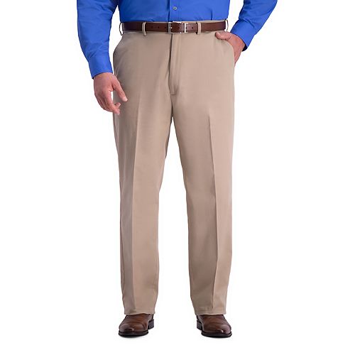 Big & Tall Haggar® Work-To-Weekend PRO Relaxed-Fit No-Iron Stretch Flat ...