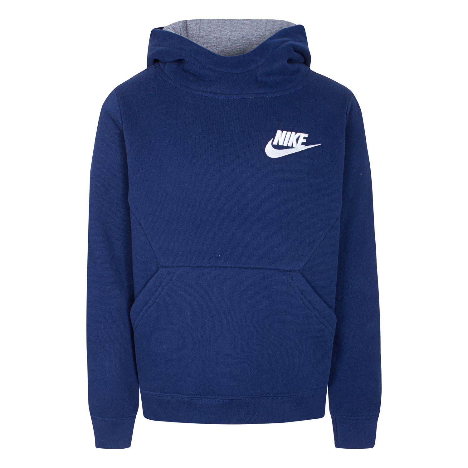 nike club hoodie blue