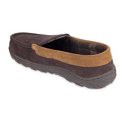 Men's Chaps Suede Moccasin Slippers