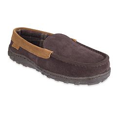 chaps slippers moccasin suede