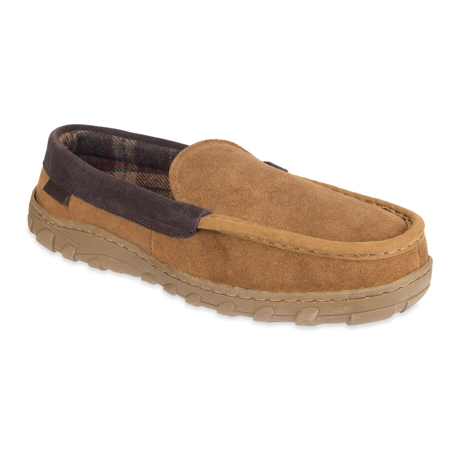 Men's Chaps Suede Moccasin Slippers