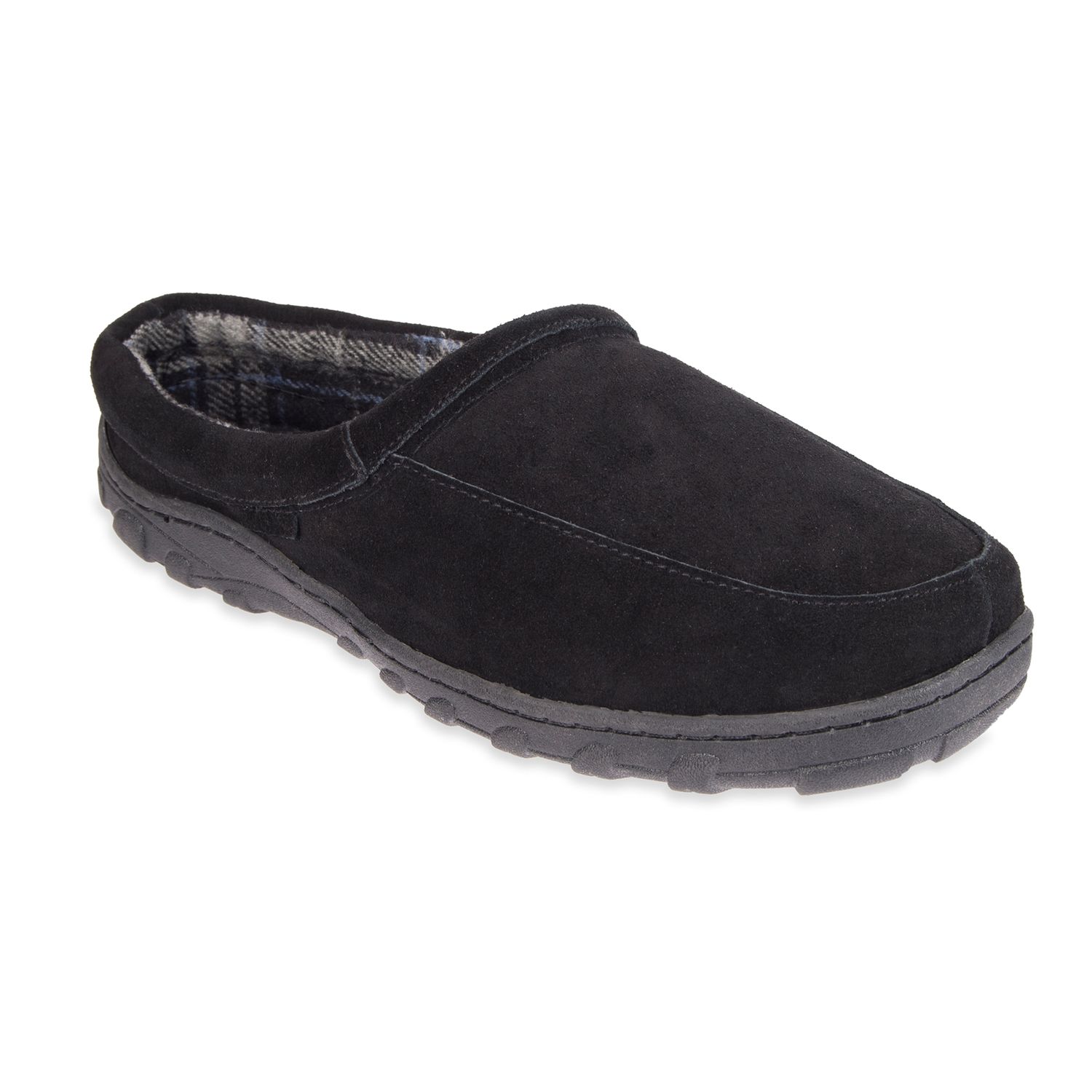 men's chaps suede moccasin slippers